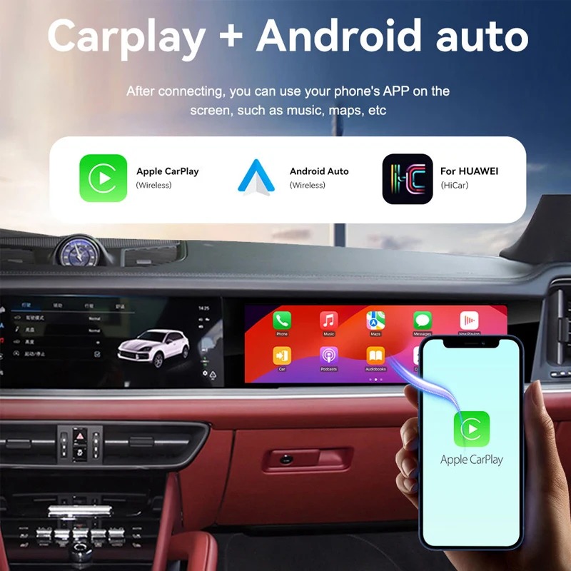 TEGARRY 15 Inch Carplay 2024 Upgrade Co-Pilot Screen  Navigation Multimedia Display Screen Player for  2024